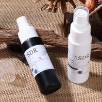 Foreign trade original single alcohol spray bottle fine mist cute sticker Travel empty bottle shading long mouth pump bottle large capacity