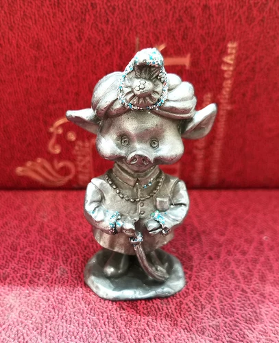 Экзотическая свиная русская жестяная мастерская мультипликация