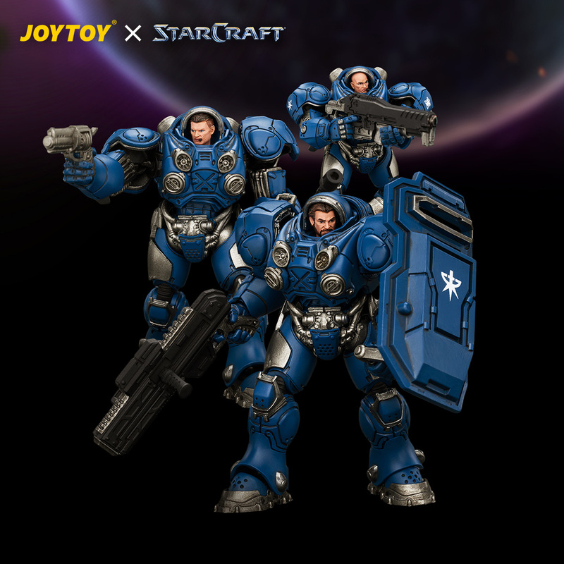 Joytoy Dark Source Starcraft Human Ground Trooper 1/25 Finished Action Figure Model