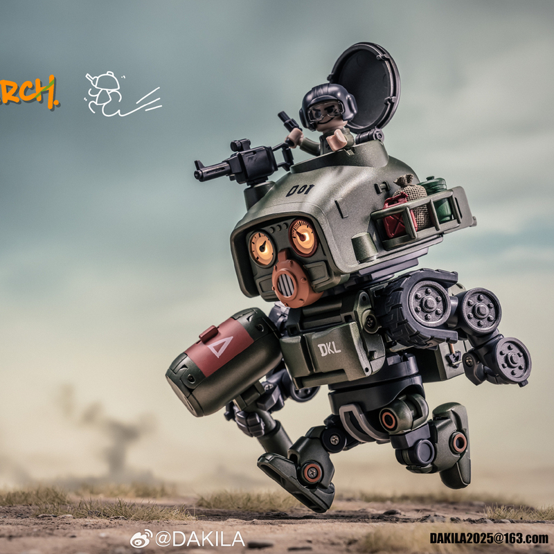 Transforming Tank Robot Dakila D01 Lvan Ivan Guochuang Mecha Tank Model with Figure