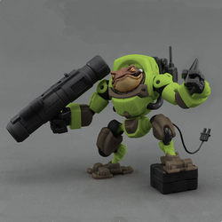 Fiftyseven Assembled Model No.57 Puppet Hunter Squad Tomb Frog 1/24 Guochuang Mecha Movable Toy