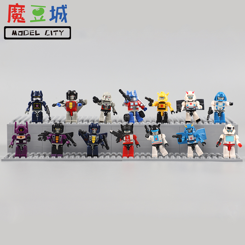 Compatible with LEGO cool base building blocks doll deformation toy King Kong building blocks Optimus OP column