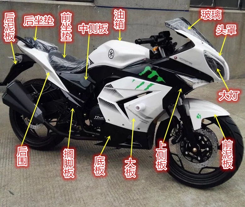 Kawasaki Little Ninja housing Yongyuan War Hayabusa 350 Horizons GT2 Generation S Molescar Sports Car Complete housing accessories