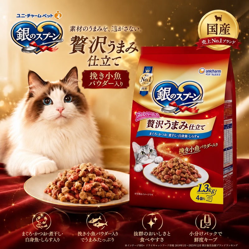 Japanese Silver Spoon Cat Food Unicharm All-Fish Feast Kidney Health Adult Cat Food Senior Cat Food Japanese Silver Spoon Cat Food Unicharm All-Fish Feast Kidney Health Adult Cat Food Senior Cat Food