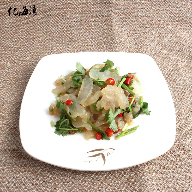 Yihaiwan instant jellyfish 200g*6 bags of old vinegar sting head crisp sand-free Dalian specialty jellyfish silk