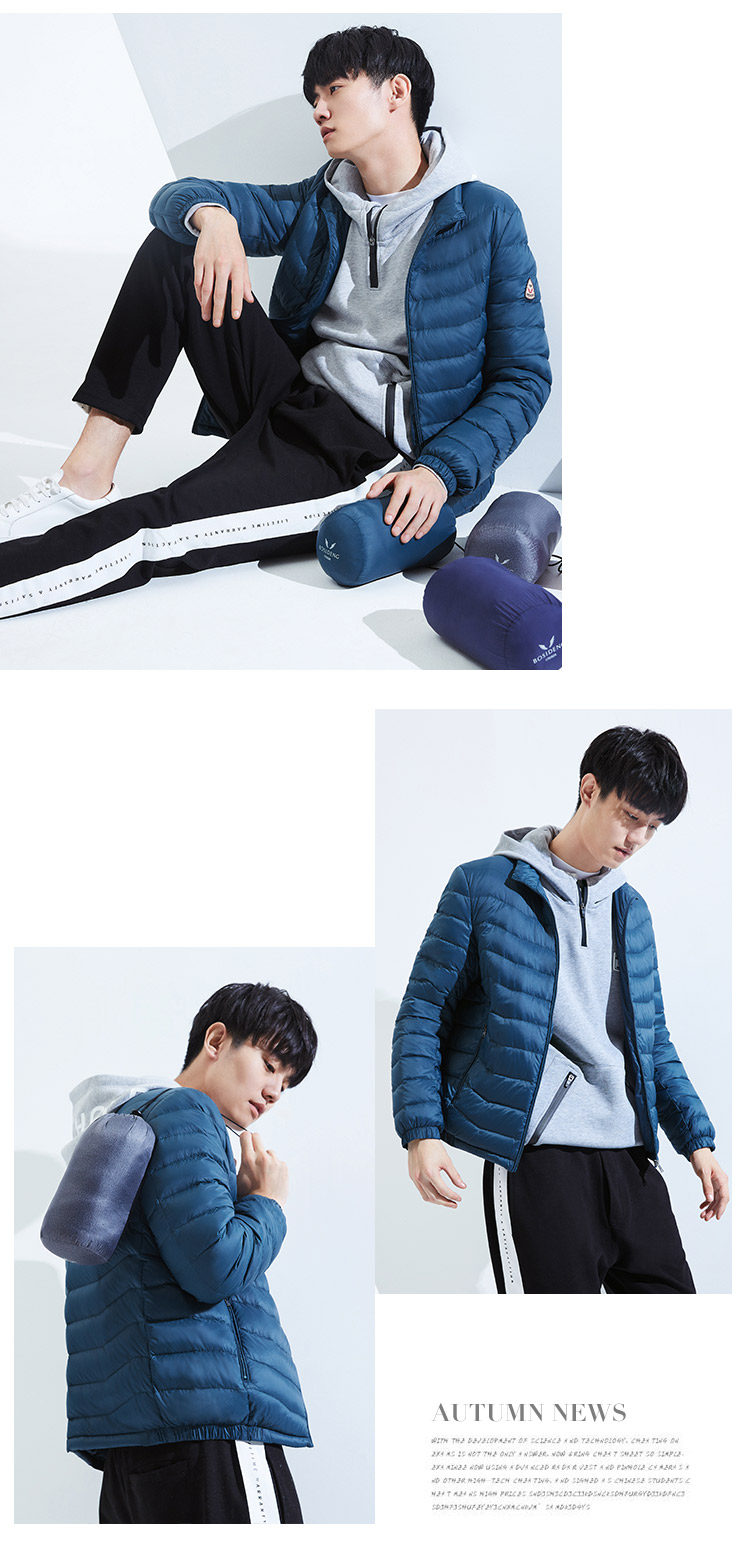 Blouson homme BOSIDENG    en Nylon - Ref 3122282 Image 30