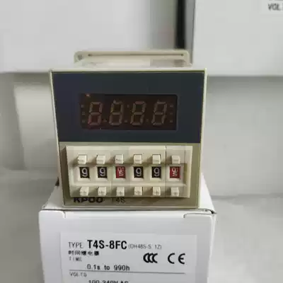 Cape KPOO dual time cycle digital display delay relay T4S-8FC (DH48S-S 1Z)