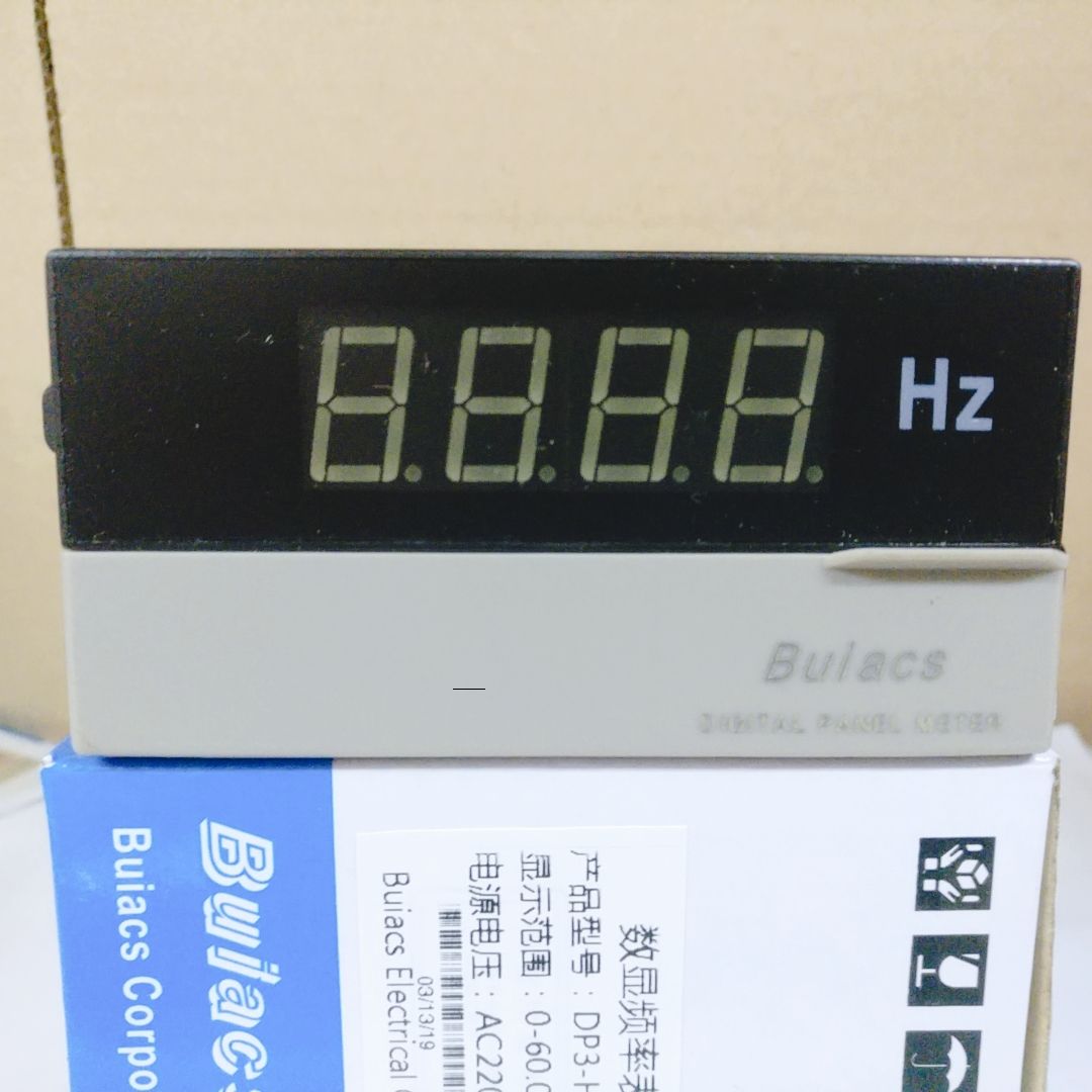 Jianli BUIACS Digital Display Frequency Measurement Table DP3-HZ 10V 60HZ