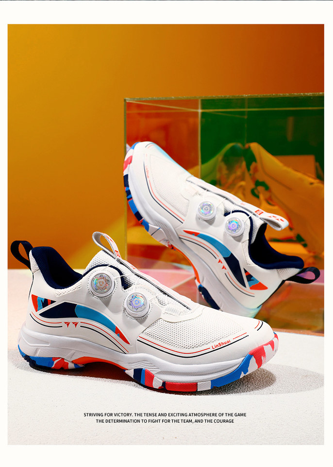 Giày thể thao nam tập cầu lông khóa xoay kép, đế mềm nhẹ chống trượt, giày tennis thoáng khí — Hồ Lan 9210XL, Thiên Nguyệt 9210XL, Xanh Thủy Nguyệt 9109XL, Xanh da trời - Phiên bản nâng cấp chi tiết 12
