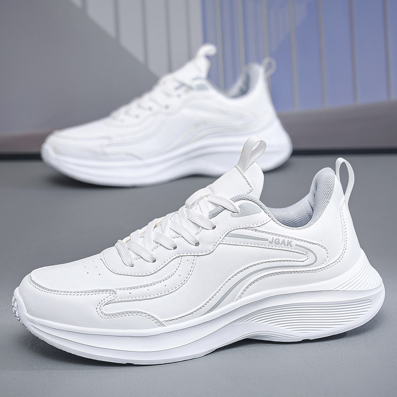 Large Size Men's Shoes 46 47 48 White High School Student White Shoes Youth Sports Running Shoes Large Size 50 Military Training White Shoes
