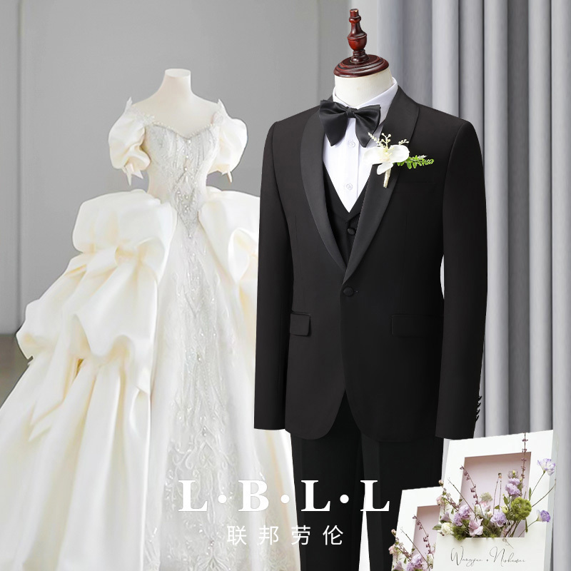 Groom's Suit, Men's Suit, Formal Wear, Engagement, Wedding, Business Casual, Men's Green Fruit Collar Tuxedo Suit, Two-Piece Set Groom's Suit, Men's Suit, Formal Wear, Engagement, Wedding, Business Casual, Men's Green Fruit Collar Tuxedo Suit, Two-Piece Set
