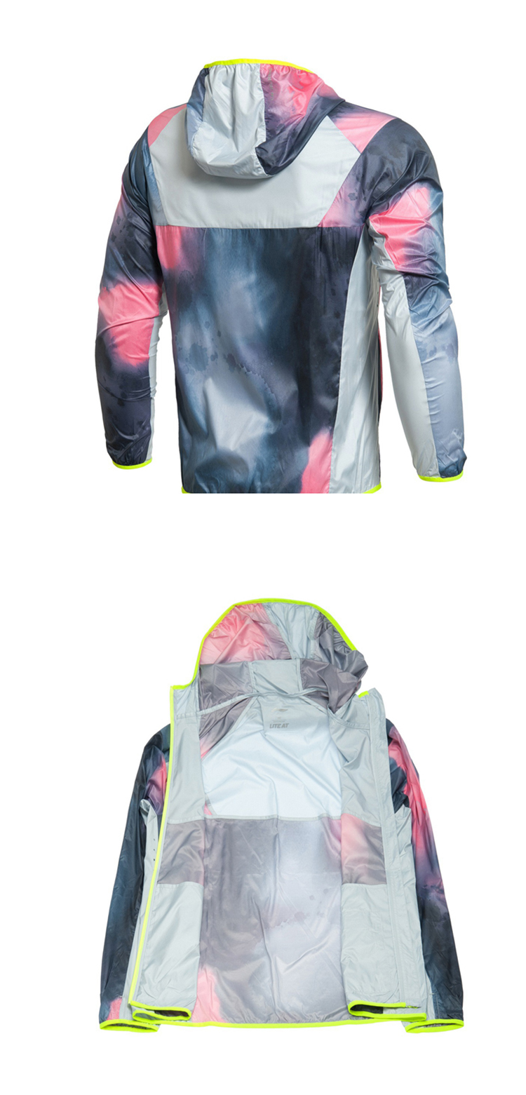 Li Ning thể thao áo gió nam mỏng phần ánh sáng áo khoác trùm đầu 2018 mùa xuân và mùa hè đích thực thời trang hàng loạt người đàn ông của quần áo chống nắng áo gió uniqlo nữ