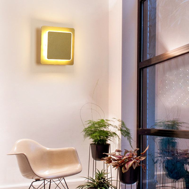 Bedroom Bed Headlights LED Wall Lamp Nordic Light Lavish Living Room Light Creative Aisle Stairs Wall Lamps Modern Brief