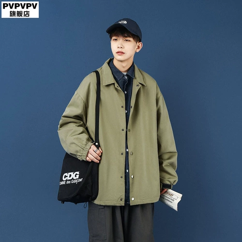 Утепленная мужская японская демисезонная бейсбольная куртка, изысканный стиль, оверсайз