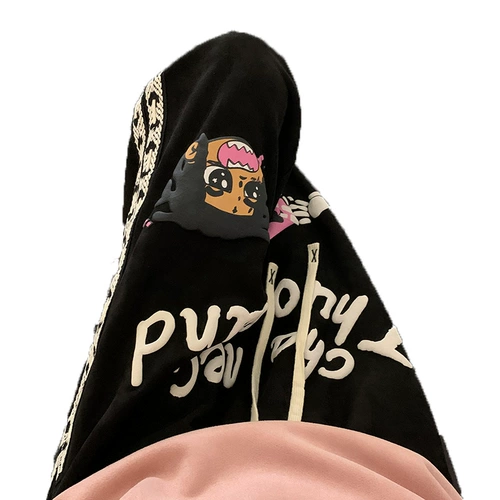 Брендовые повседневные брюки, штаны, в американском стиле, свободный прямой крой, оверсайз