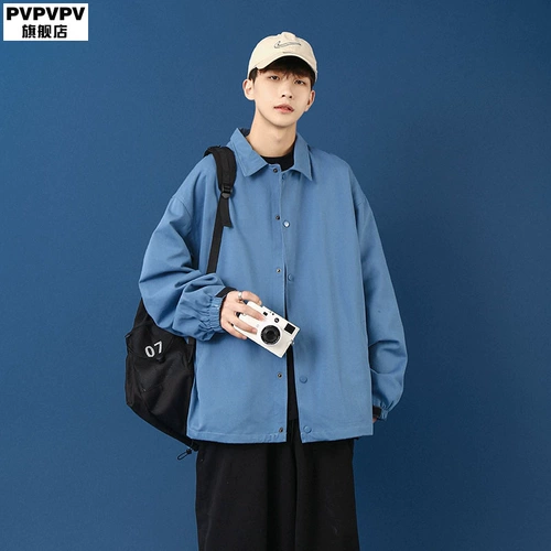 Утепленная мужская японская демисезонная бейсбольная куртка, изысканный стиль, оверсайз