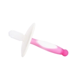 Pigeon, детская розовая зубная щетка для тренировок, 6-8 мес.