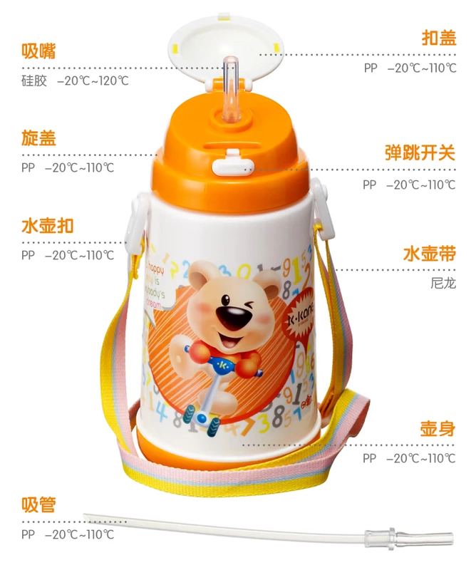 Cốc uống nước Rikang Baby Bounce RK-3416 700mL - Cup / Table ware / mài / Phụ kiện