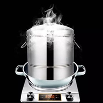 Steamed rice bucket rice retort size Lek rice rice steamer rice donkey steamer household commercial stainless steel retort rice steamer