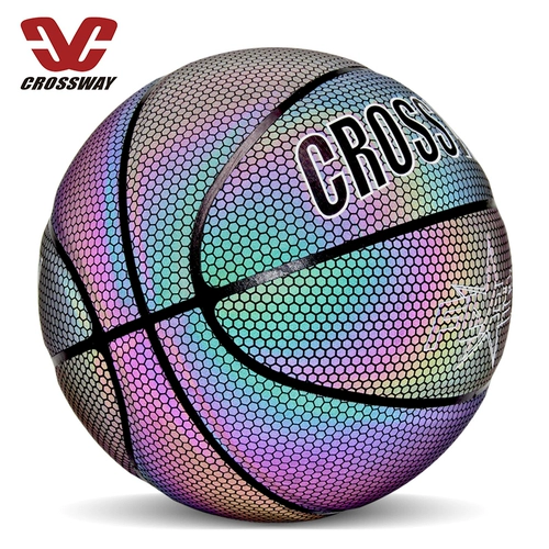 Kloswei Offercective Basketball Vibrato флуоресцентный белый цвет уличный баскетбол № 7 Подарок на день рождения в помещении и на открытом воздухе