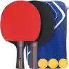 Klosway table tennis racket Samsung double shot beginner set 2 straight shot horizontal shot Finished shot double reverse glue