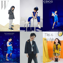 New studio children Korean version of the tide boy and girl big boy photo props clothing Studio photo boys and girls photography clothing