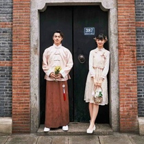 Studio theme Location Street shooting Hip-hop mix and match Chinese style costumes Travel shooting National tide Retro couple photography clothing