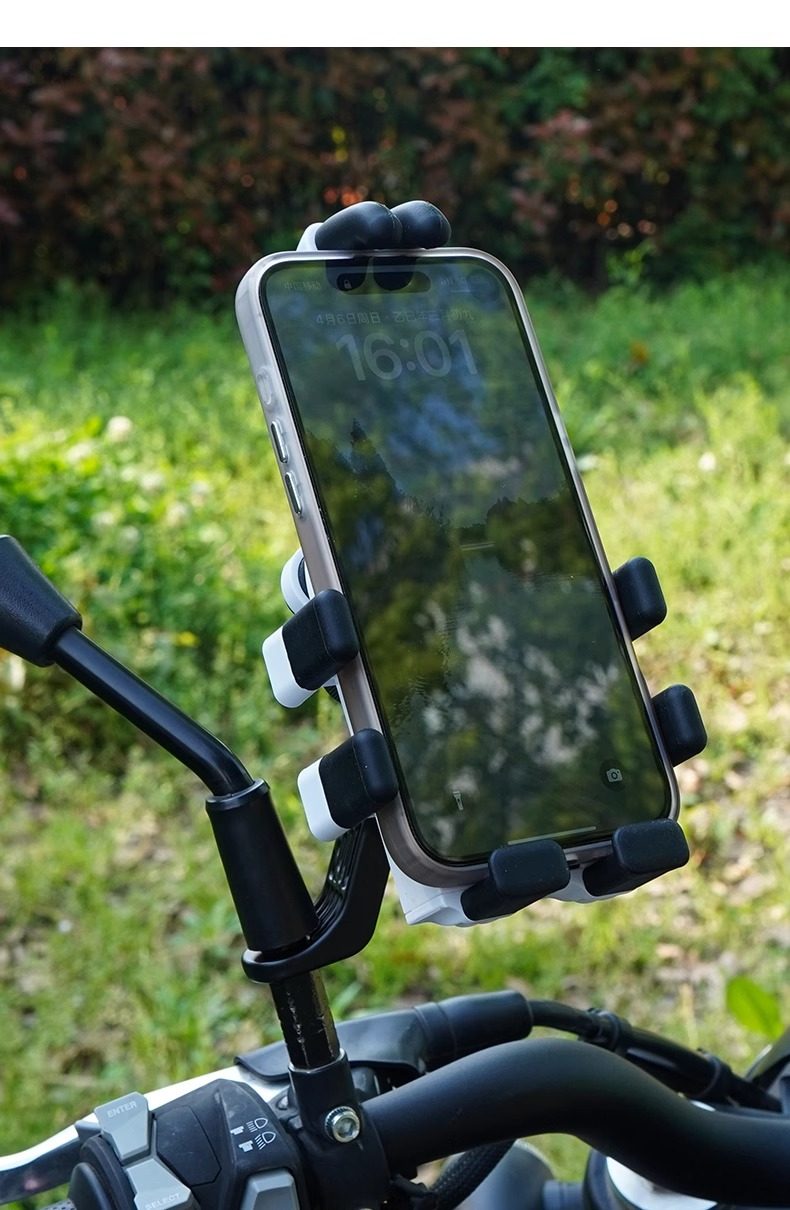 Haweiwind Electric Vehicle Mobile Phone Holder 2025 New Motorcycle Battery Mobile Phone Holder Shock-Proof and Anti-Shake