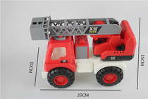 Sliding fire truck series of hanging tower clouds ladders