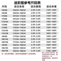  Genuine camouflage suit suit summer and winter wear-resistant overalls electrostatic silk fabric a variety of optional girls  goods