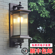 Outdoor wall lamp garden villa outdoor waterproof solar garden light gate balcony aisle perimeter wall doorpost light