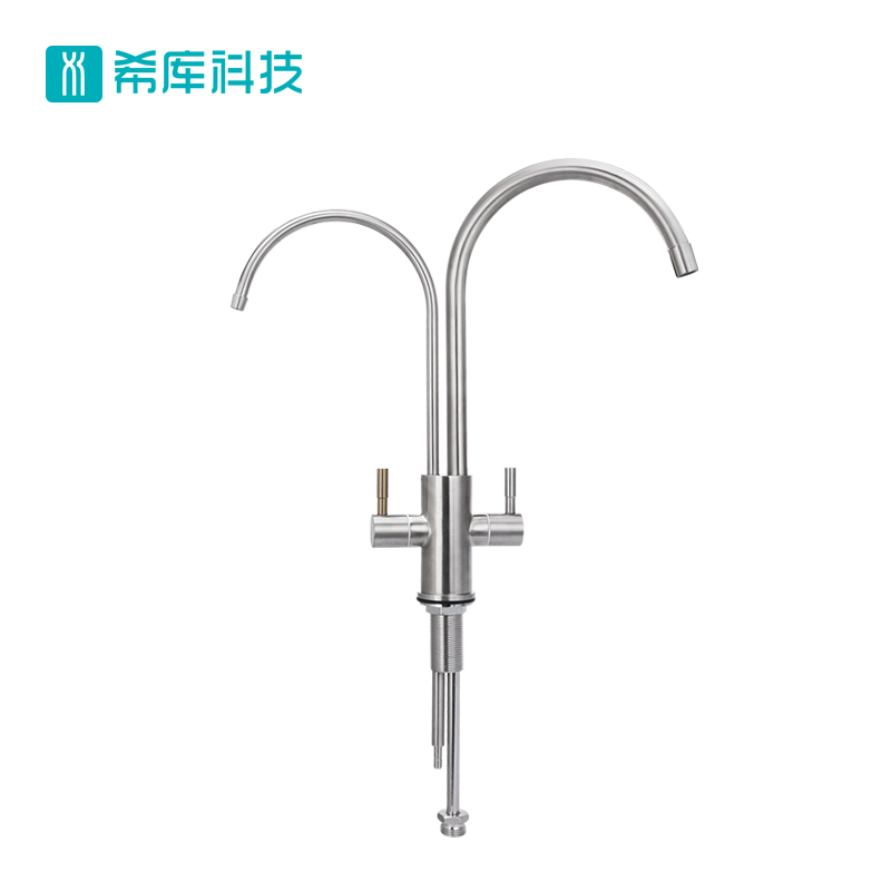 Hiku ultrafiltration machine 2 points 4 points double into double-out water purifier tap PE pipe in-line water purifier tap