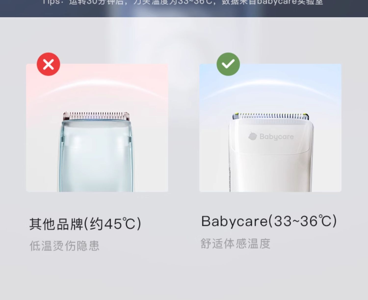 【中国直邮】Bc Babycare 婴儿理发器自动吸发剃发器推子新生儿童剪发神器 边理发边吸 白色