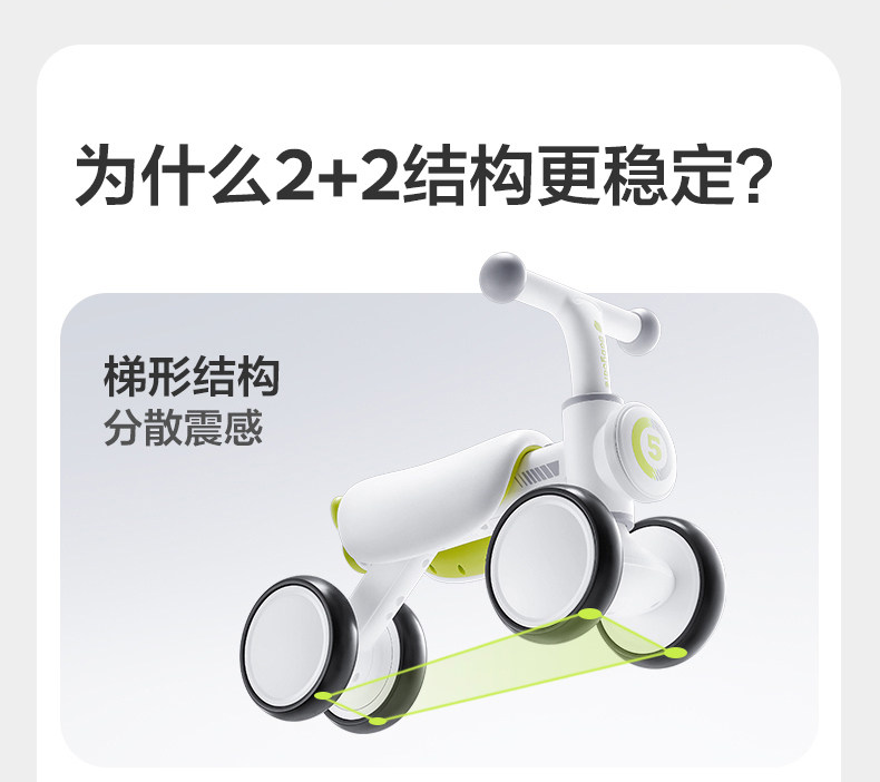 Детская машинка-каталка babycare儿童平衡车2岁四轮学步车1到3岁婴儿宝宝男入门滑行滑步