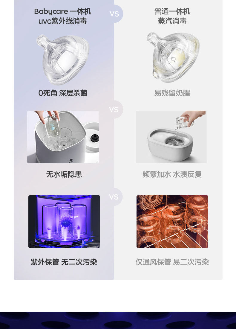 Стерилизатор babycare恒温壶婴儿专用泡奶机奶瓶消毒柜带烘干冲奶一体机恒温杯