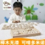 120 ký tự kỹ thuật số Trung Quốc chiếm ưu thế Đồ chơi giáo dục của trẻ em Nhận thức biết chữ số nhận dạng khối gỗ mua đồ chơi domino cho bé