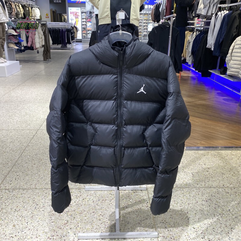 Winter New Authentic Nike Men's Simple and Versatile Warm Sports Casual Cotton Jacket Hv0533-010