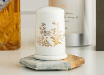 Jingdezhen ceramic toothpick tube tableware set accessories Blue and white toothpick tube collection