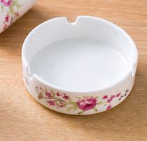 Jingdezhen ceramic ashtray tableware set accessories Everose creative bone China ashtray small ashtray