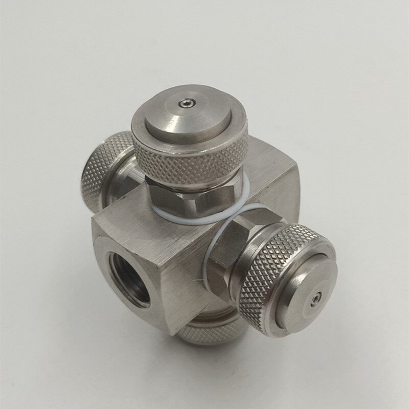 304 stainless steel multi-head two-fluid air atomization nozzle humidification spray nozzle dust removal atomization nozzle