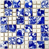 Love Life Jingdezhen Керамическая печь Измените линию линии ног мозаики мозаики мозаика