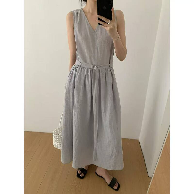 Fan Enqi【Thirteen Lines in Mode@Ready Stock】 06.16 Women's Dress # 9023 New Model 2026