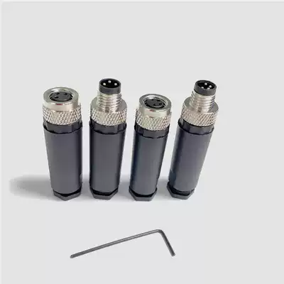 M8 connector Aviation plug sensor 3P4P proximity switch cable 3 core 4T small waterproof connector