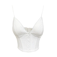 Чистое белое корсет