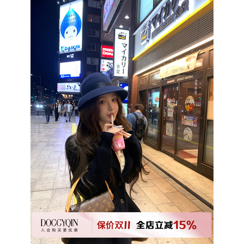【9/27 New Product 5% off +15% Instant Discount】Doggyqin Ant Waist Chunky Knit High Weight French Sweater 【9/27 New Product 5% off +15% Instant Discount】Doggyqin Ant Waist Chunky Knit High Weight French Sweater
