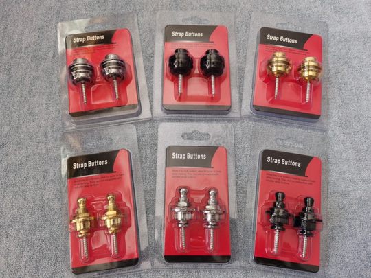 吉他背带扣背带钉贝斯民谣电吉他背带锁扣木吉他尾钉钮钉防脱扣