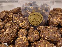 Horse snacks peanut flavor horse biscuits a barrel 600g brown sugar peanut Duoduo brown sugar flavor 1L barrel