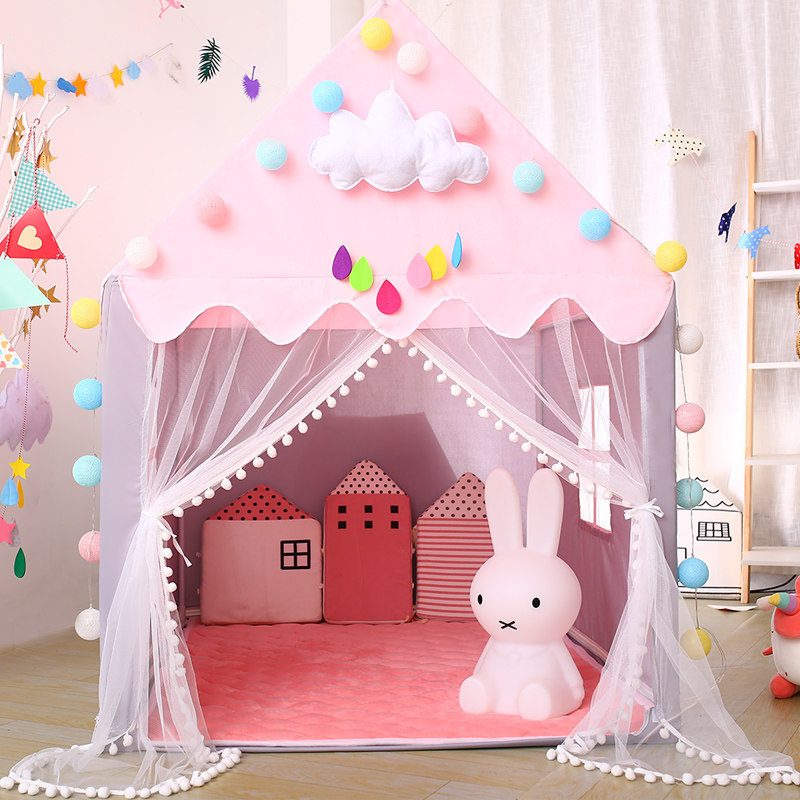 Children's tent Princess big house Baby game house Bed tent Boy girl sleeping Mosquito net bed artifact