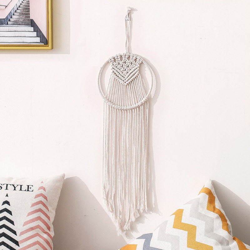 Cotton rope tapestry dream net hand weaving and decoration wedding wedding decorations hanging household wall decoration gift
