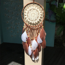 Indian Dreamcatcher feather wind chime hanging wedding living room interior decoration pendant creative birthday gift